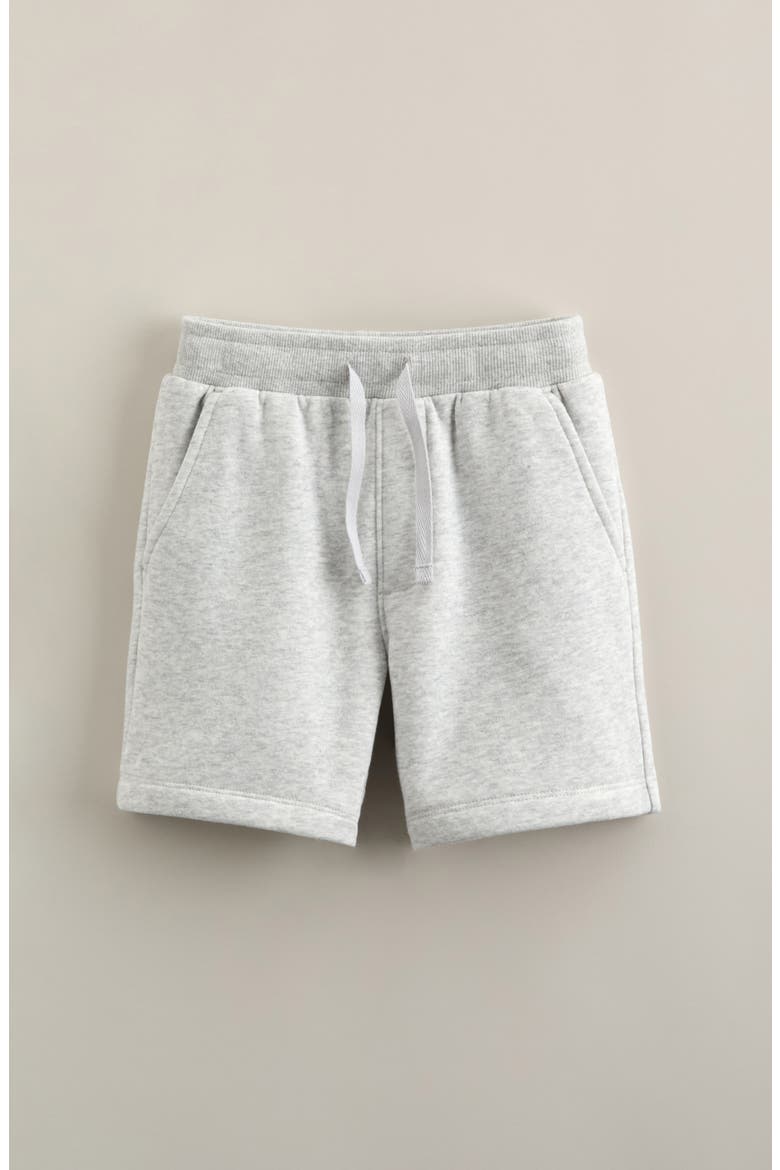 Kids' Cotton Blend Fleece Drawstring Shorts, Main, color, GREY LIGHT HEATHER