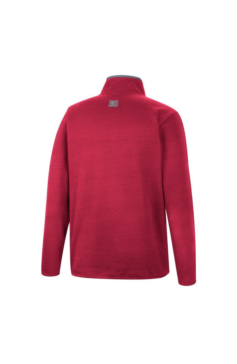 COLOSSEUM Men's Colosseum Crimson Washington State Cougars Rebound Quarter-Snap Jacket, Alternate, color, Crimson