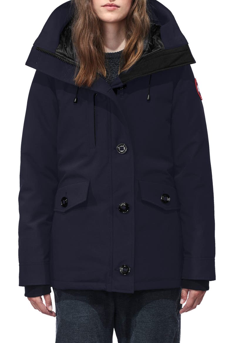 'Rideau' Slim Fit Down Parka, Main, color, ADMIRAL BLUE