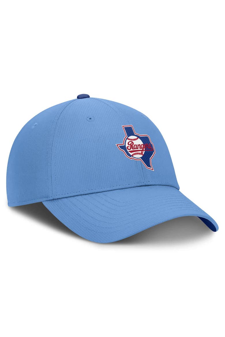 Men's Nike Light Blue Texas Rangers Cooperstown Club Dri-FIT Adjustable Hat, Alternate, color, Light Blue