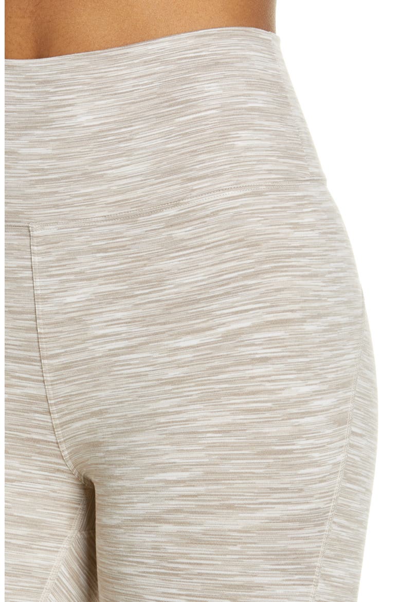 Flow High Waist 7/8 Leggings, Alternate, color, OATMEAL