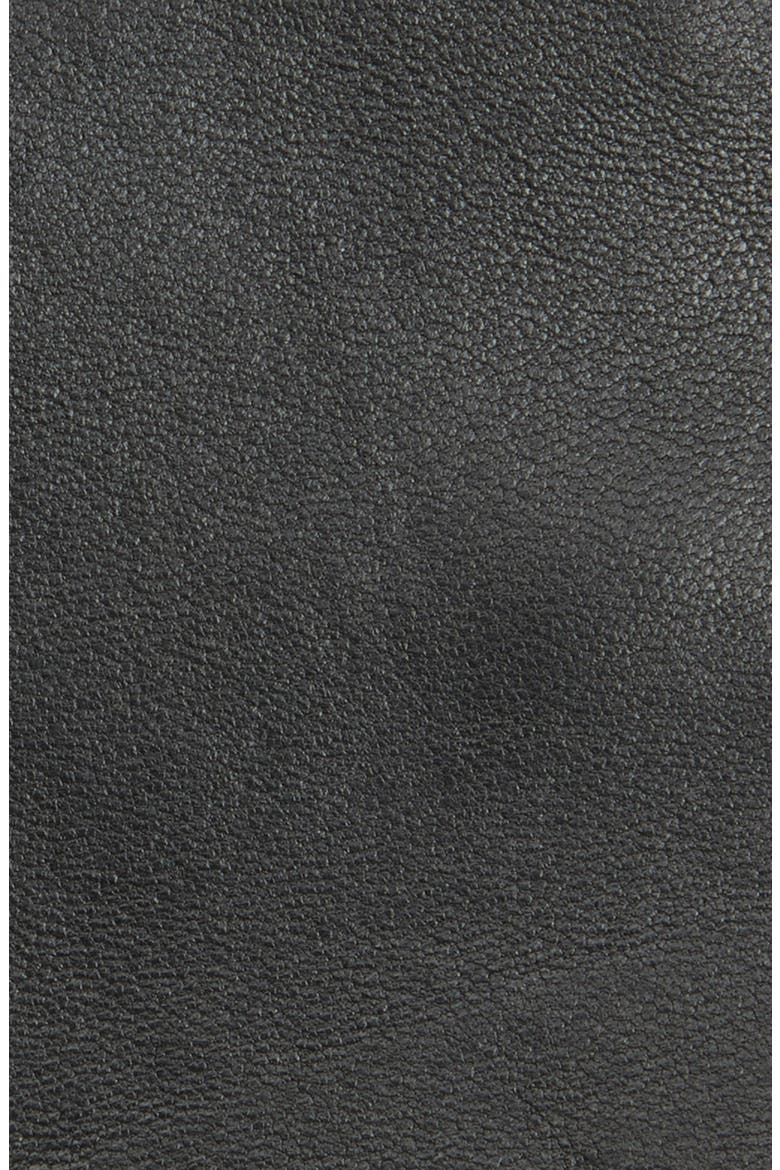 Soft Plongé Lambskin Leather Tie, Alternate, color, 1N001 BLACK