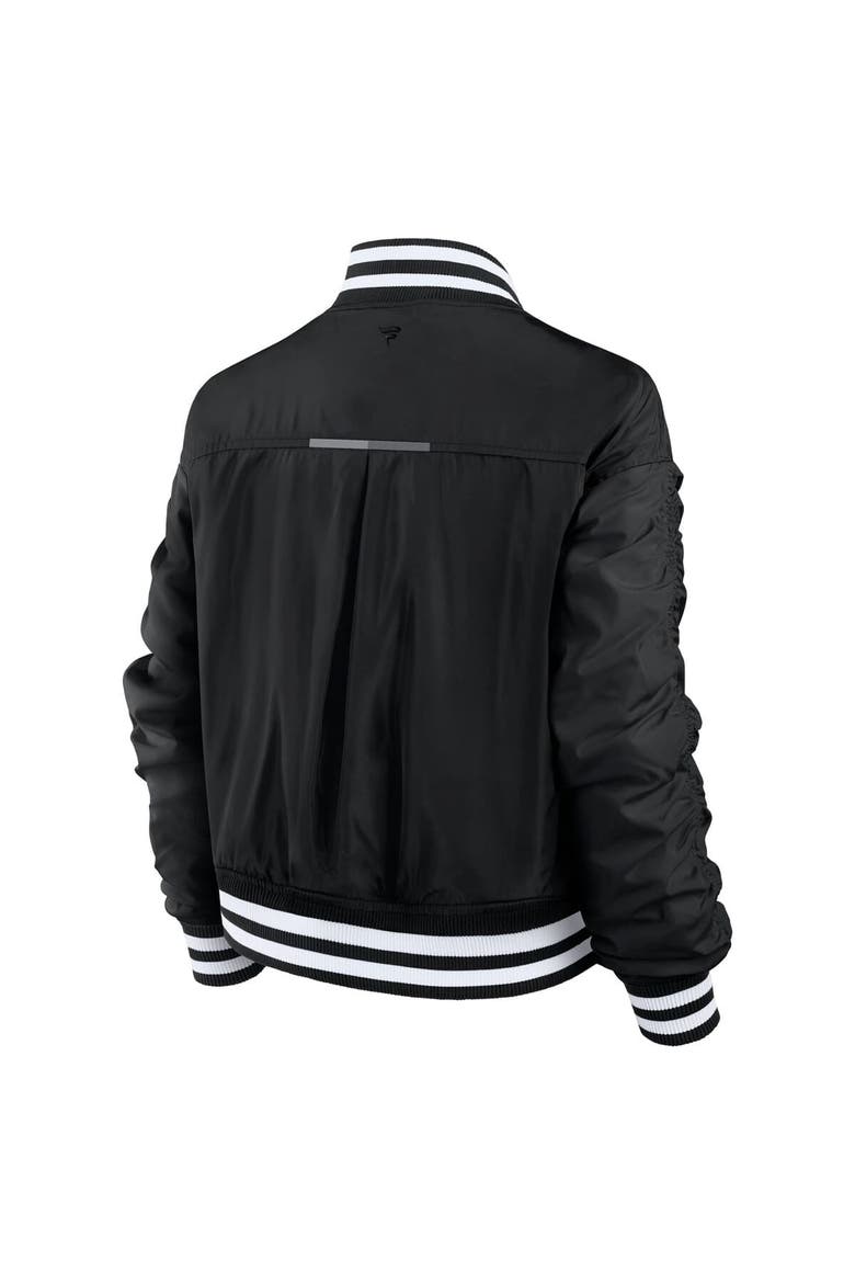 Women's Fanatics  Black Pittsburgh Steelers Elements Wave Full-Snap Jacket, Alternate, color, Black