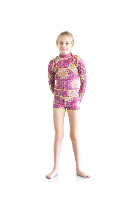 Girls' One-Piece Swimsuit - UPF 50+