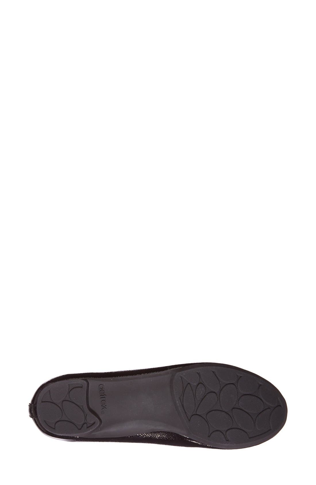 Aetrex 'Erica' Patent Leather Ballet Flat, Alternate, color, 