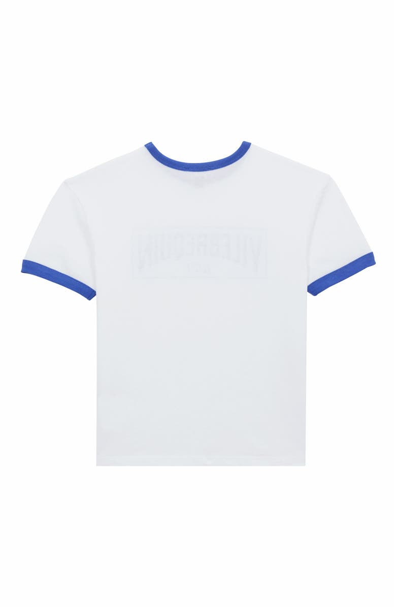 Vilebrequin Kids' Bicolor Logo Cotton T-Shirt, Alternate, color, Marrakech