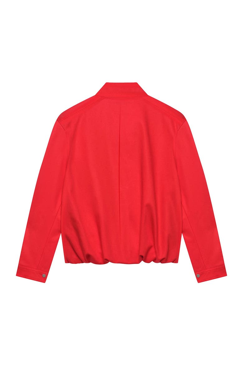 Funnel Neck Bomber Jacket, Alternate, color, Red