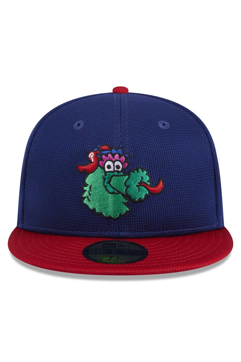 Men's New Era  Navy Philadelphia Phillies 2024 Batting Practice 59FIFTY Fitted Hat, Alternate, color, Navy