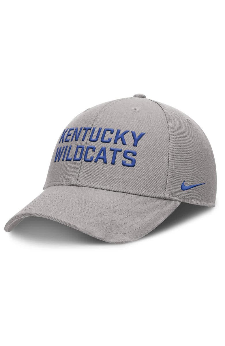 Nike Men's Nike  Gray Kentucky Wildcats Rise Practice Adjustable Hat, Main, color, Gray