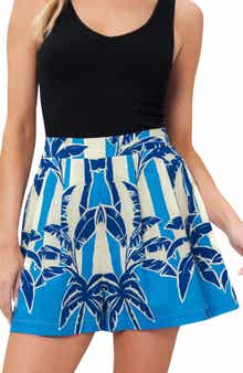 Printed High Waist Shorts