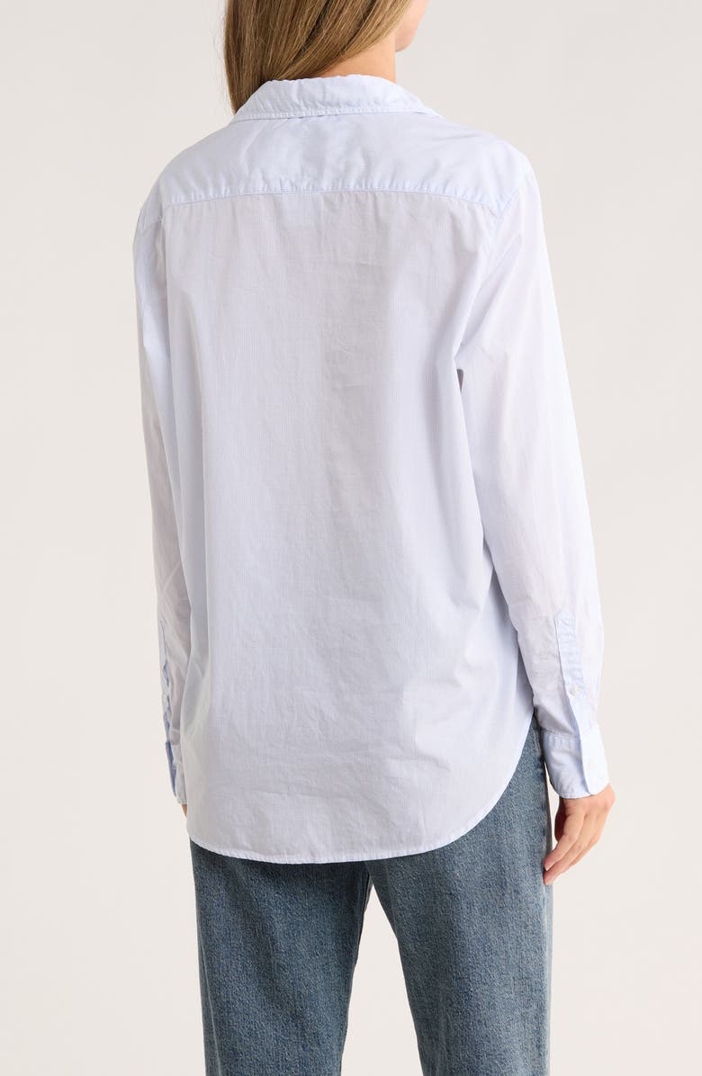 Frank & Eileen Eileen Relaxed Fit Cotton Button-Up Shirt, Alternate, color, Micro Blue Grid