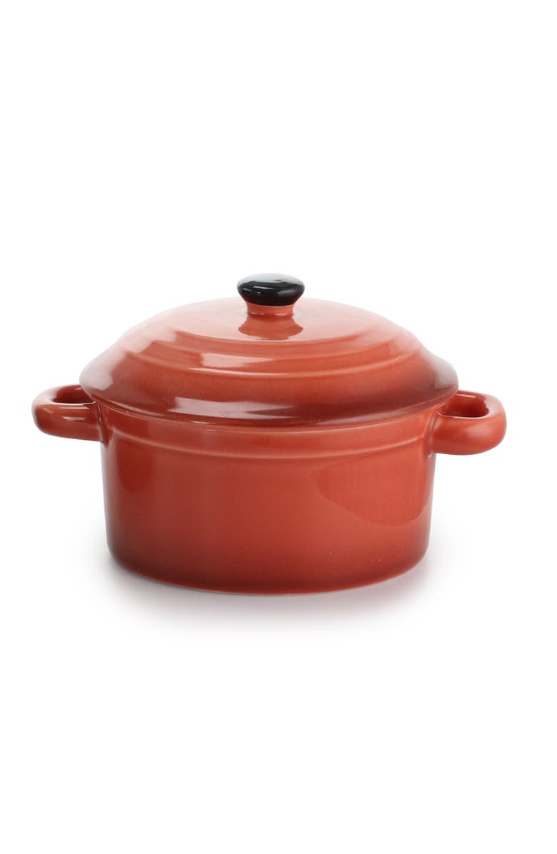 Crock-pot Pembury 3 Piece 9.6 Ounce Stoneware Assorted Casserole Dish Set, Alternate, color, Red
