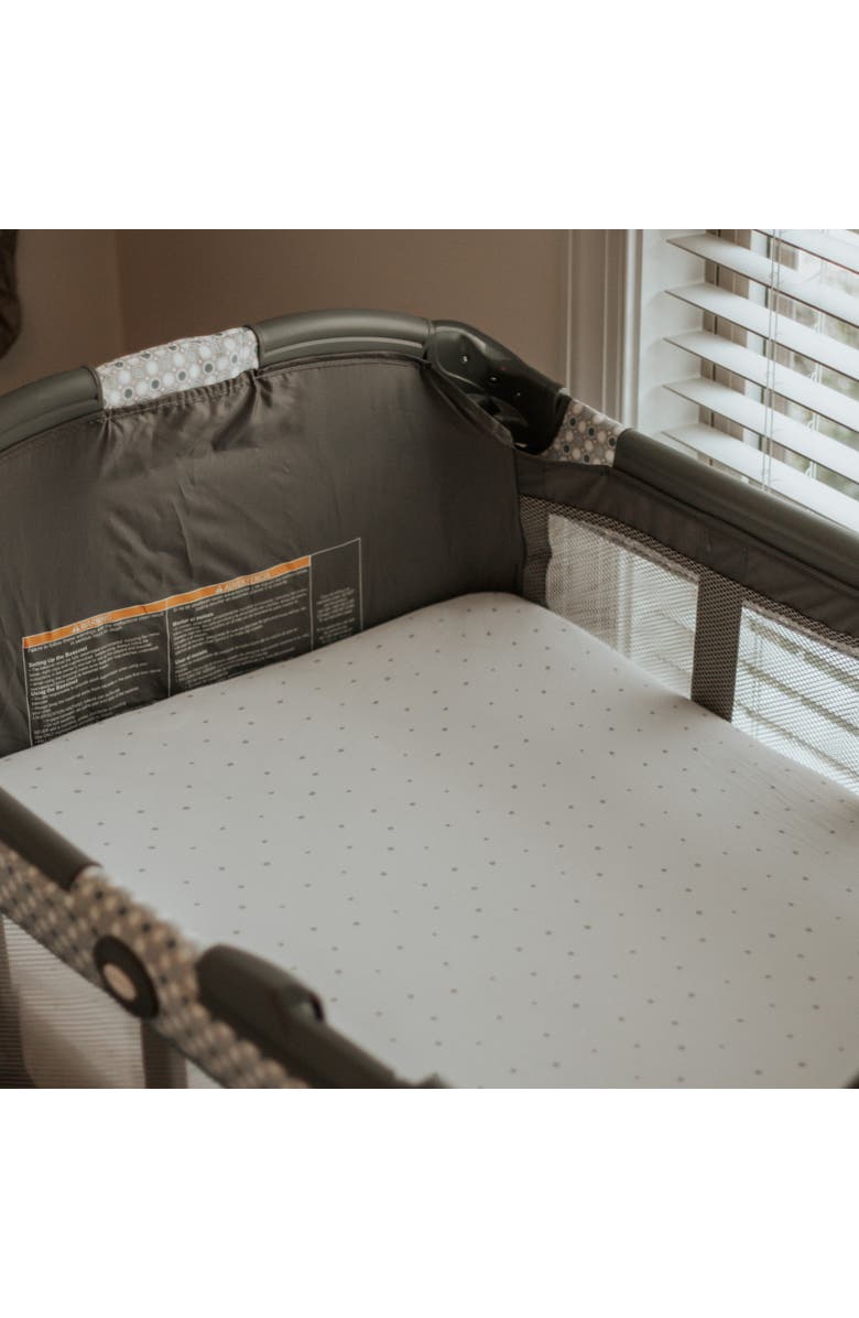 Ely's & Co. Baby Fitted Pack n Play - Mini Crib Sheet 2 Packs, Alternate, color, Grey Dottie