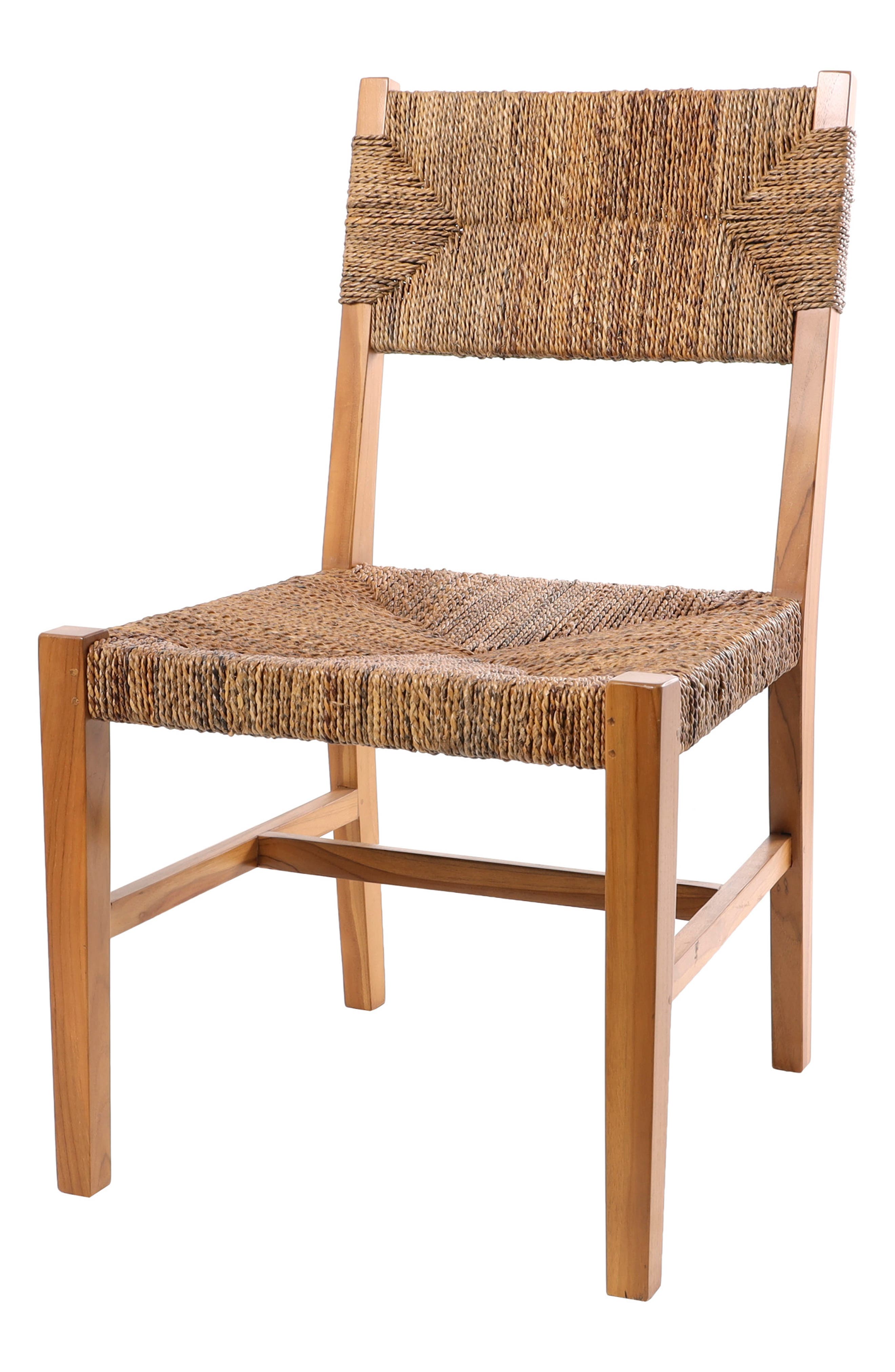 GINGER BIRCH STUDIO Set of 2 Teak Wood Accent Chairs | Nordstromrack