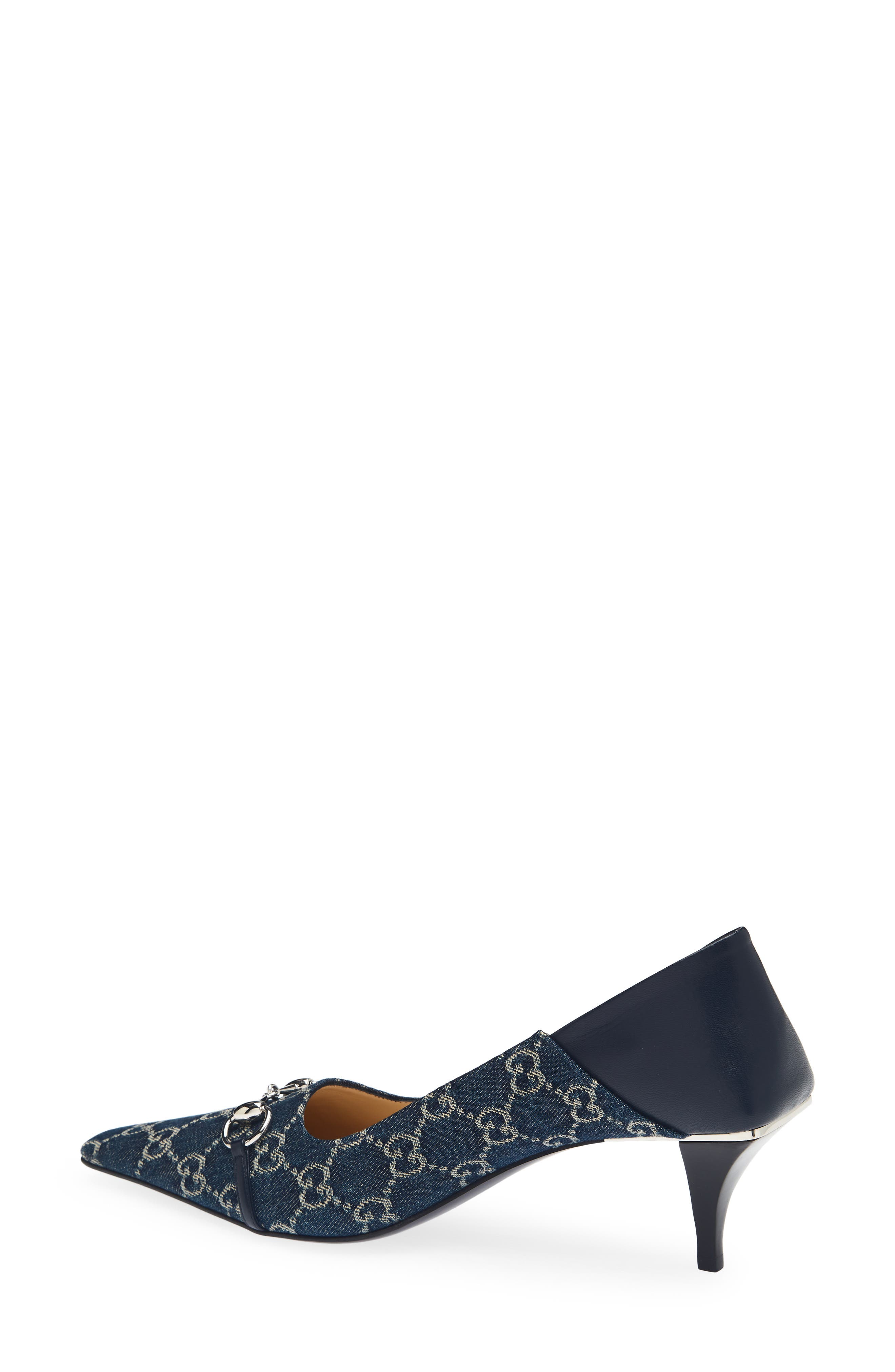 Vittoria Neo Denim Jacquard Pump, Alternate, color, 4741 DENIM