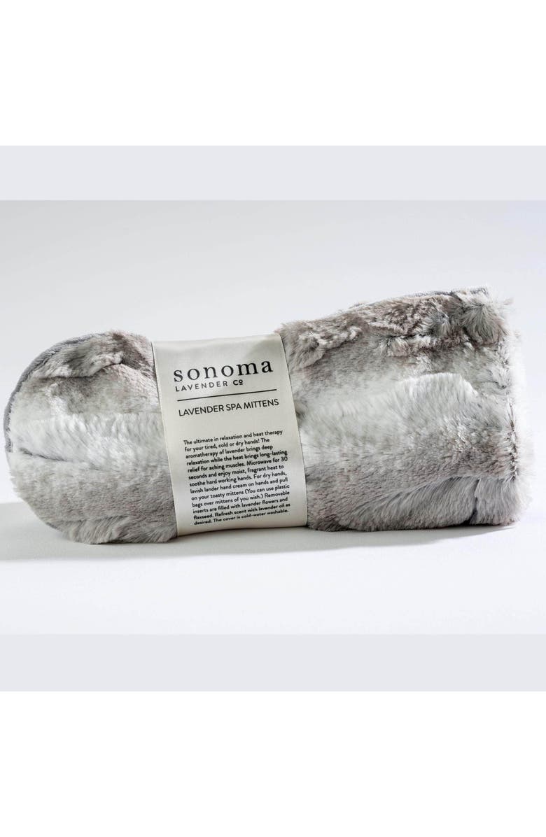 Sonoma Lavender Lavender Spa Mittens, Alternate, color, Angora Platinum