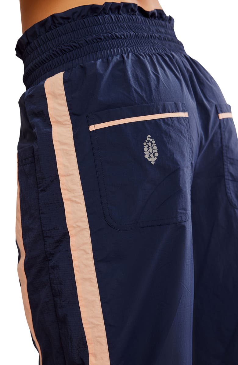 Free People FP Movement Champ Is Here Track Pants, Alternate, color, Midnight Navy/ Pastel