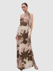 Pretty Lavish Sheree One Shoulder Sash Maxi Dress