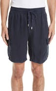 Vilebrequin Men's Linen Bermuda Cargo Pockets Shorts