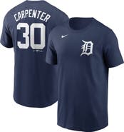 Nike Men's Nike Kerry Carpenter Navy Detroit Tigers Fuse Name & Number T-Shirt