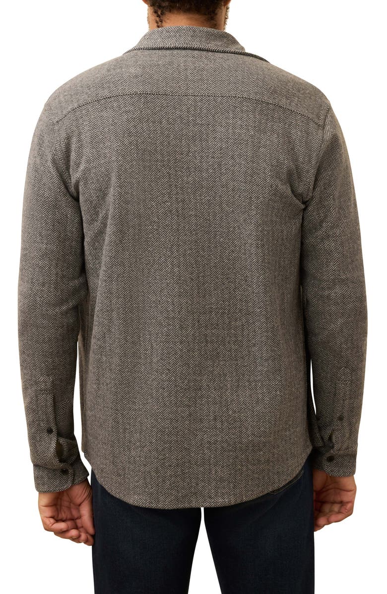 Faherty Legend Button-Up Shirt, Alternate, color, Alpine Grey Herringbone