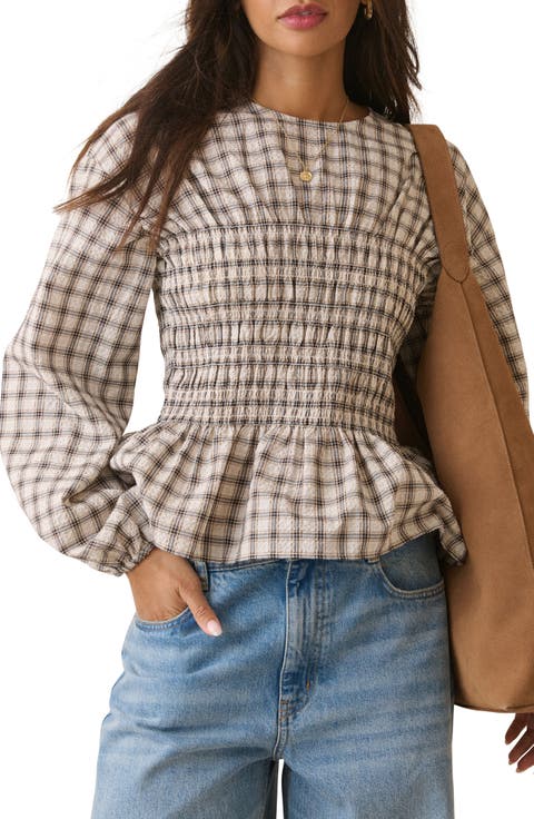 Charlize Peplum Top