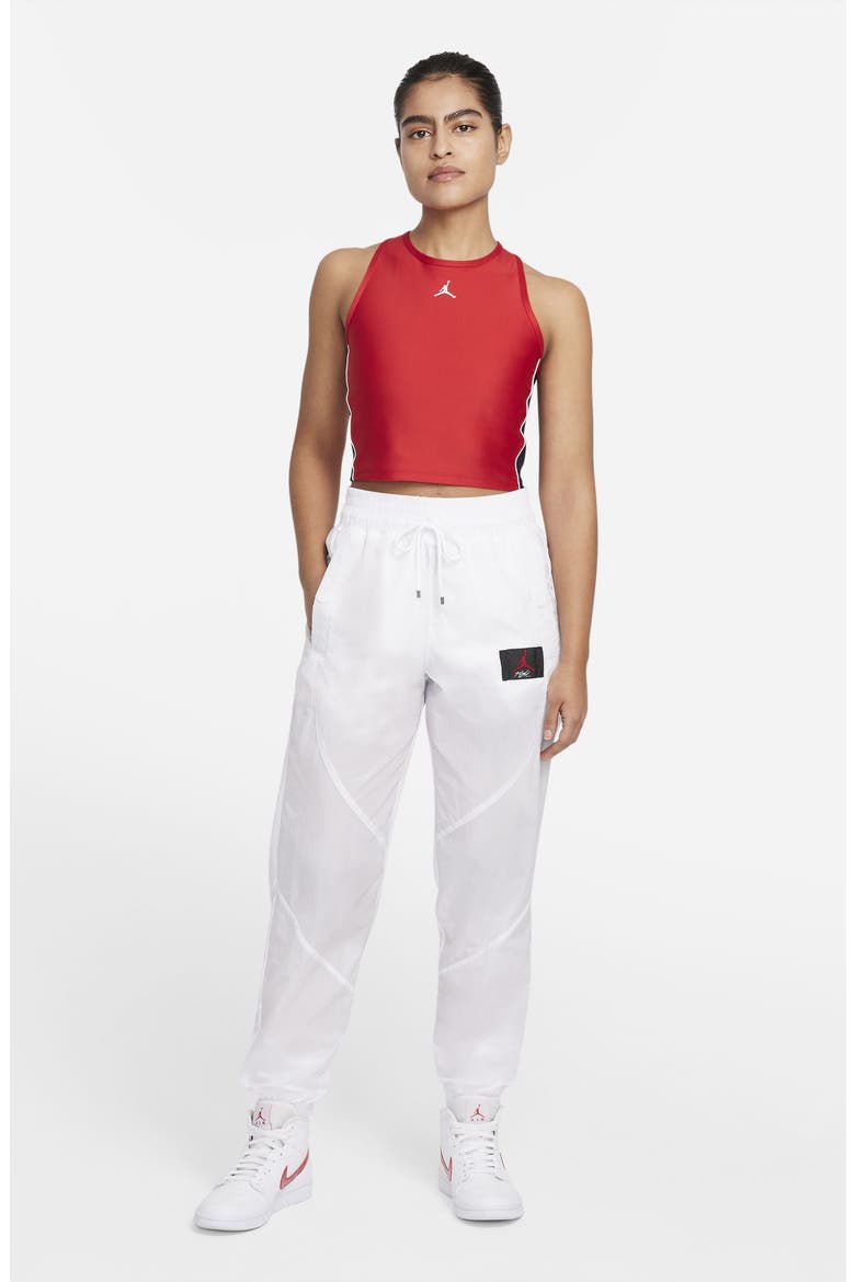 Nike Essential Racerback Crop Tank, Alternate, color, RED/ MIDNIGHT NAVY/ WHITE
