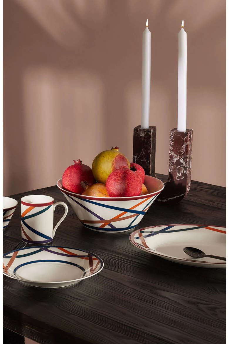 Pickle Dish NASTRI  Multicolor diam. 9", Alternate, color, Multicolor