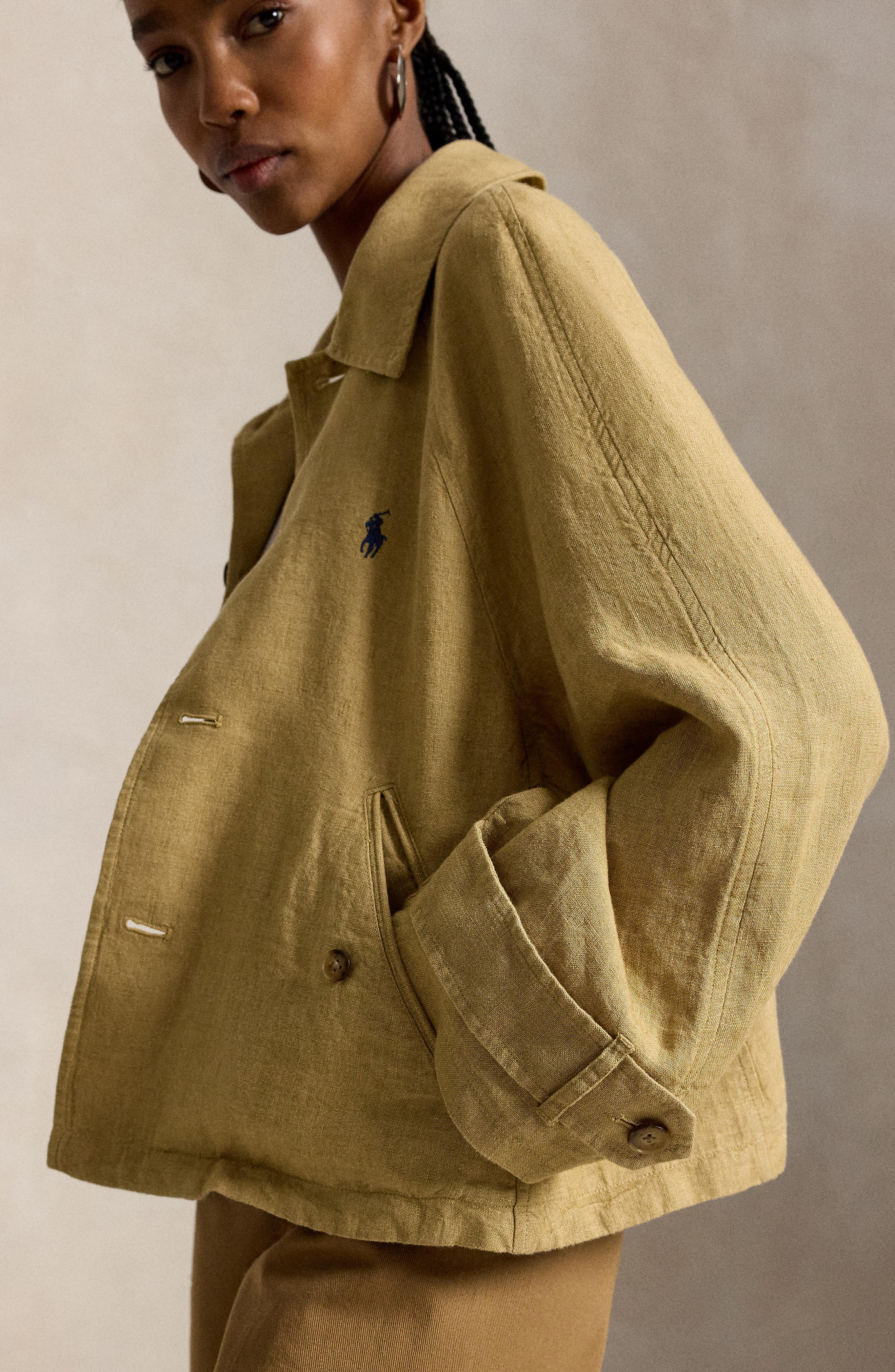 Boxy Linen Jacket (Women) | Nordstrom