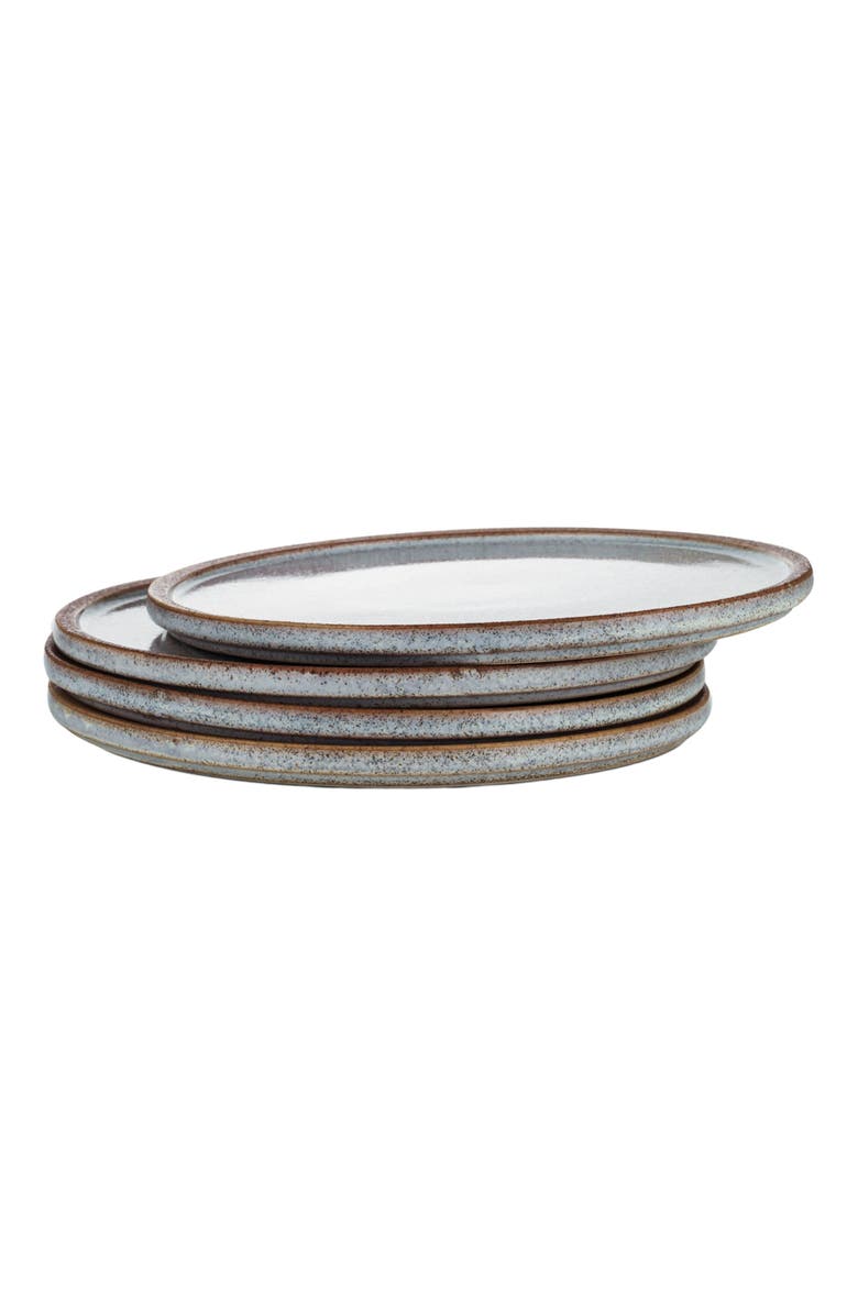Stone Lain Vince Stoneware 4-Piece Dinner Plate Set, Alternate, color, Brown