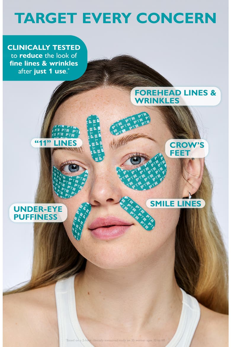 Peptide Skinjection™ Peptide-Infused Face & Eye Tape, Alternate, color, NO COLOR