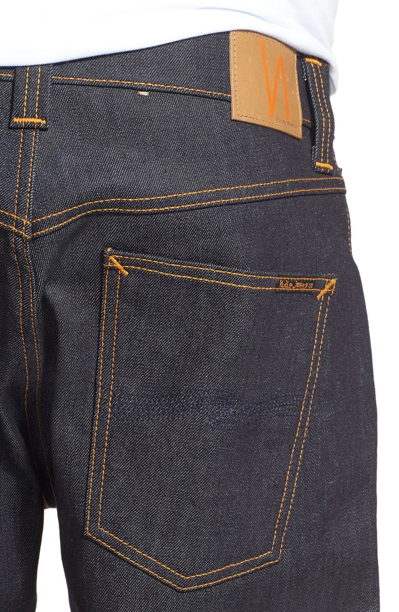 Nudie Jeans 'Brute Knut' Slouchy Slim Fit Selvedge Jeans, Alternate, color, 