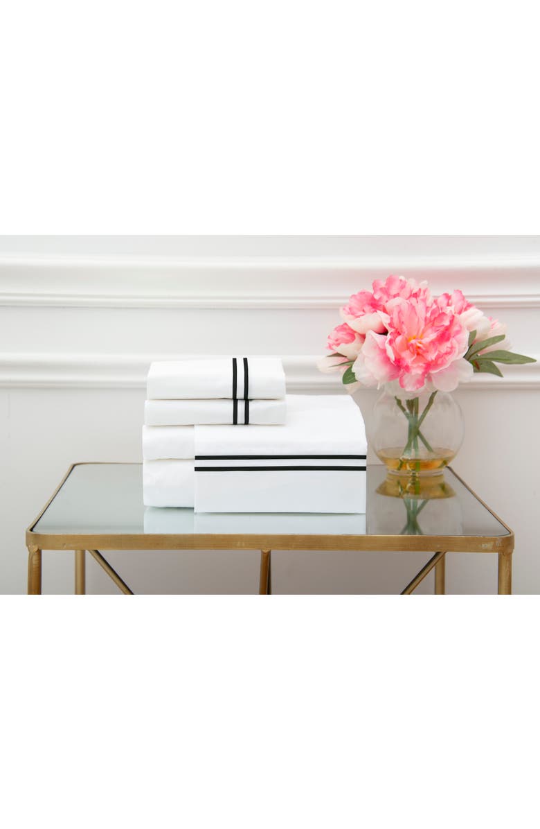 ELISABETH YORK Legacy Onyx Bedding Duvet, Alternate, color, Black