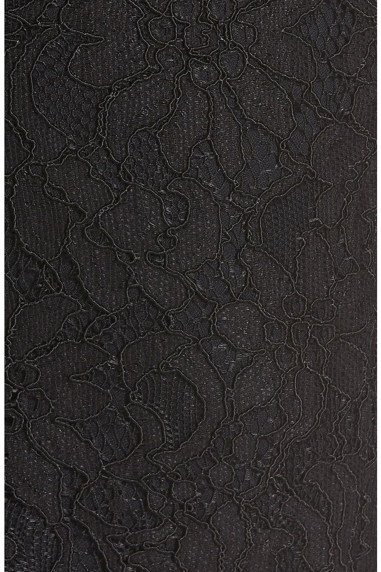 'Stella' Lace Culottes, Alternate, color, BLACK