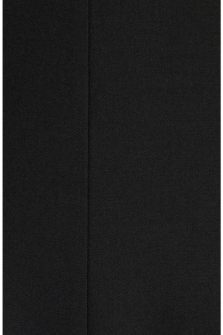 Strapless Wool Corset Jumpsuit, Alternate, color, BLACK