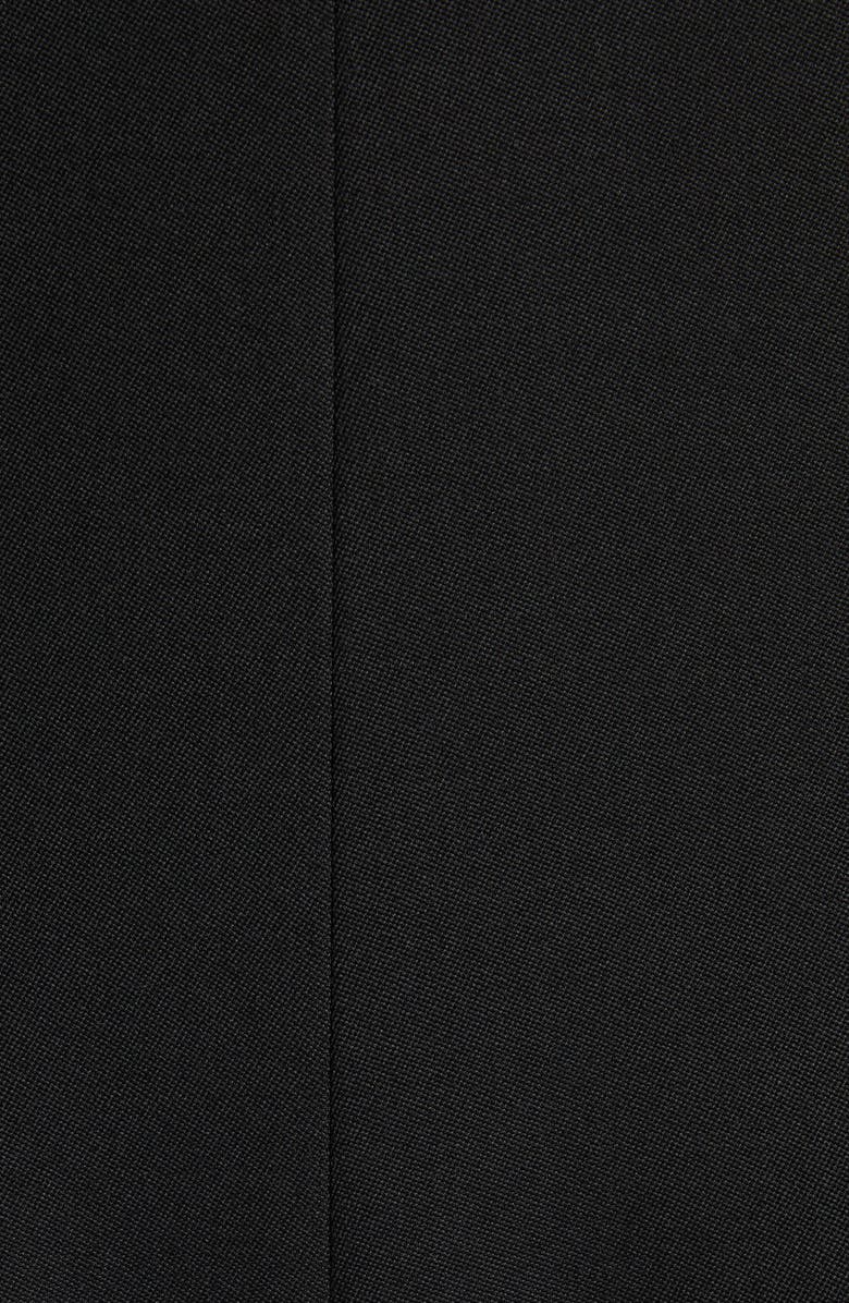 McQueen Strapless Wool Corset Jumpsuit, Alternate, color, Black