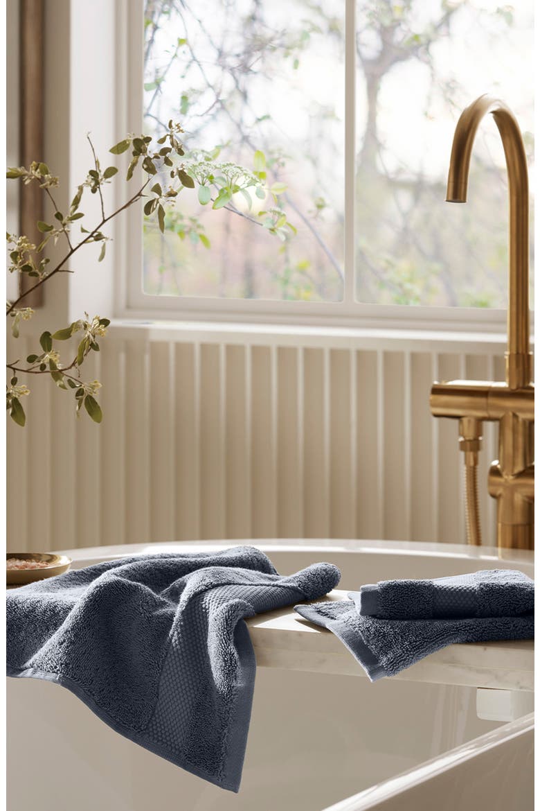 Plush 6-Piece Organic Cotton Bath Towel Set, Alternate, color, MINERAL