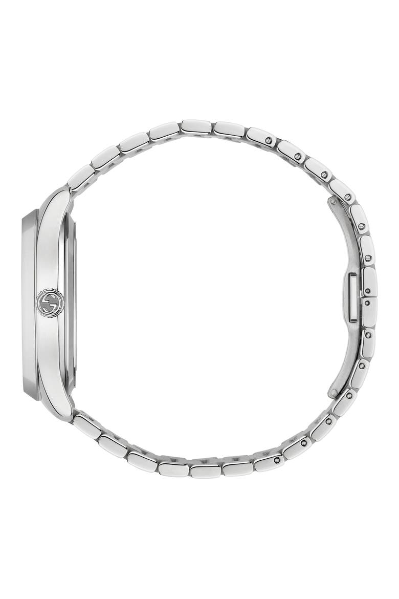 Bee Automatic Bracelet Watch, 38mm, Alternate, color, SILVER