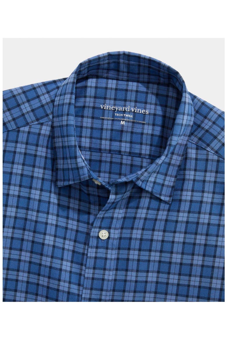 Plaid Tech Twill Shirt, Alternate, color, L544 MOONS
