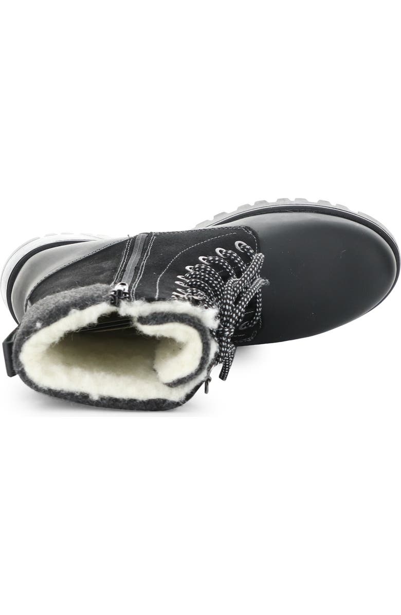 Bos. & Co. Genus Prima Waterproof Platform Bootie, Alternate, color, Black Saddle/Suede/T