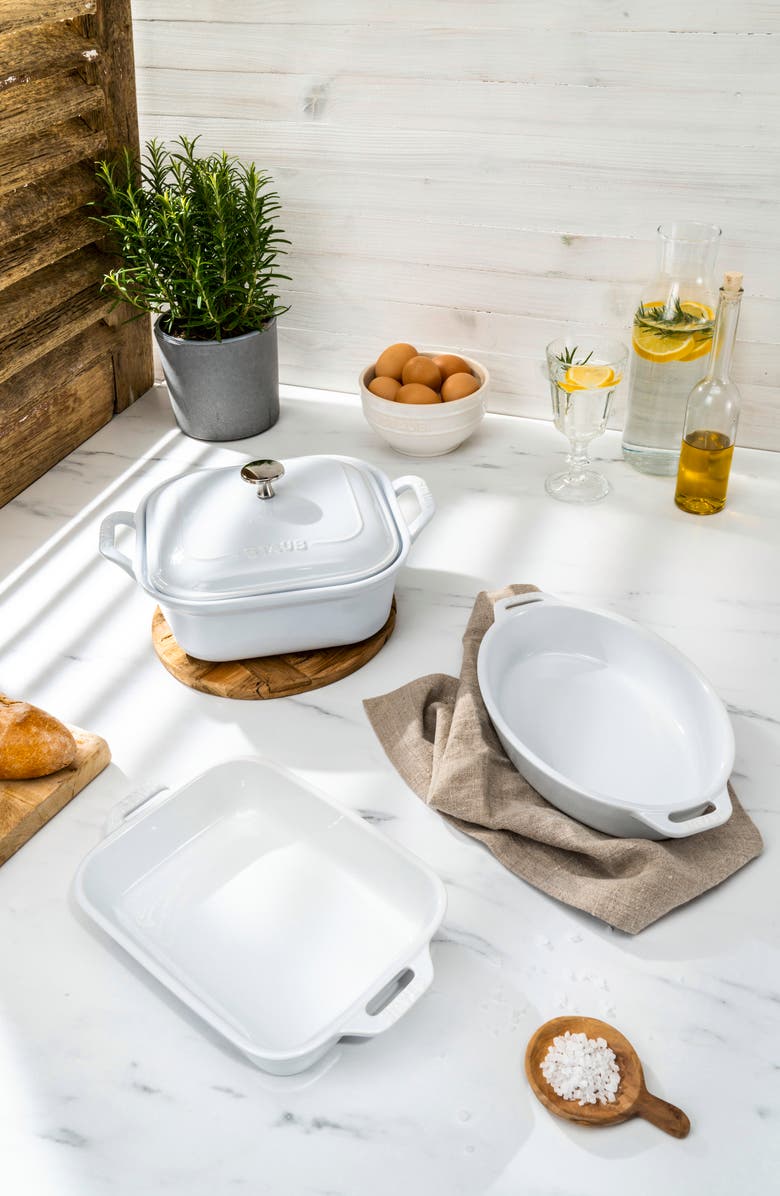 Staub 9-Inch Ceramic Covered Baker, Alternate, color,