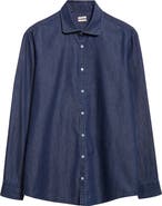 Massimo Alba Canary Classic Fit Cotton Denim Button-Up Shirt
