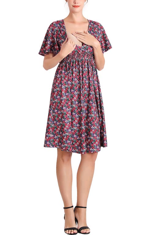 Kimi & Kai Evin V-neck Maternity/nursing Dress