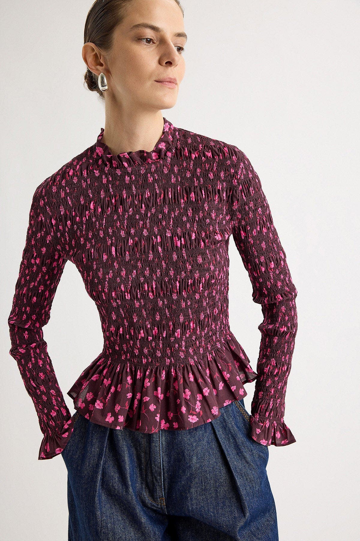 selected Berry Floral Print