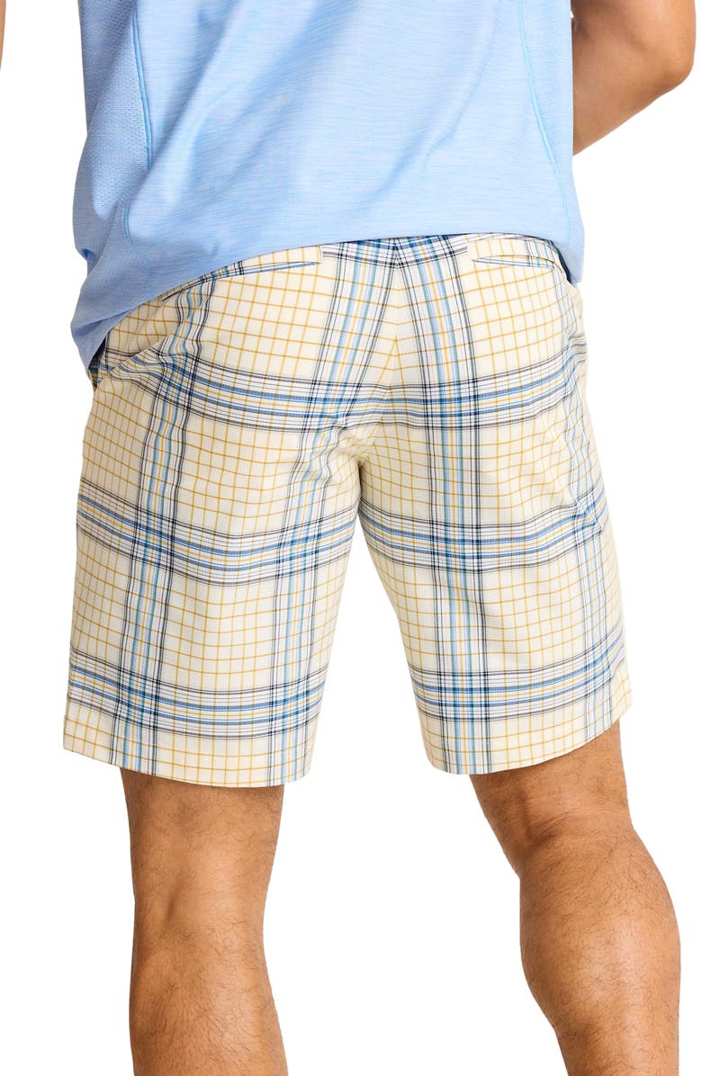 Tommy Bahama Chip Shot Fairway Flex Plaid IslandZone<sup>®</sup> 9-Inch Shorts, Alternate, color, 