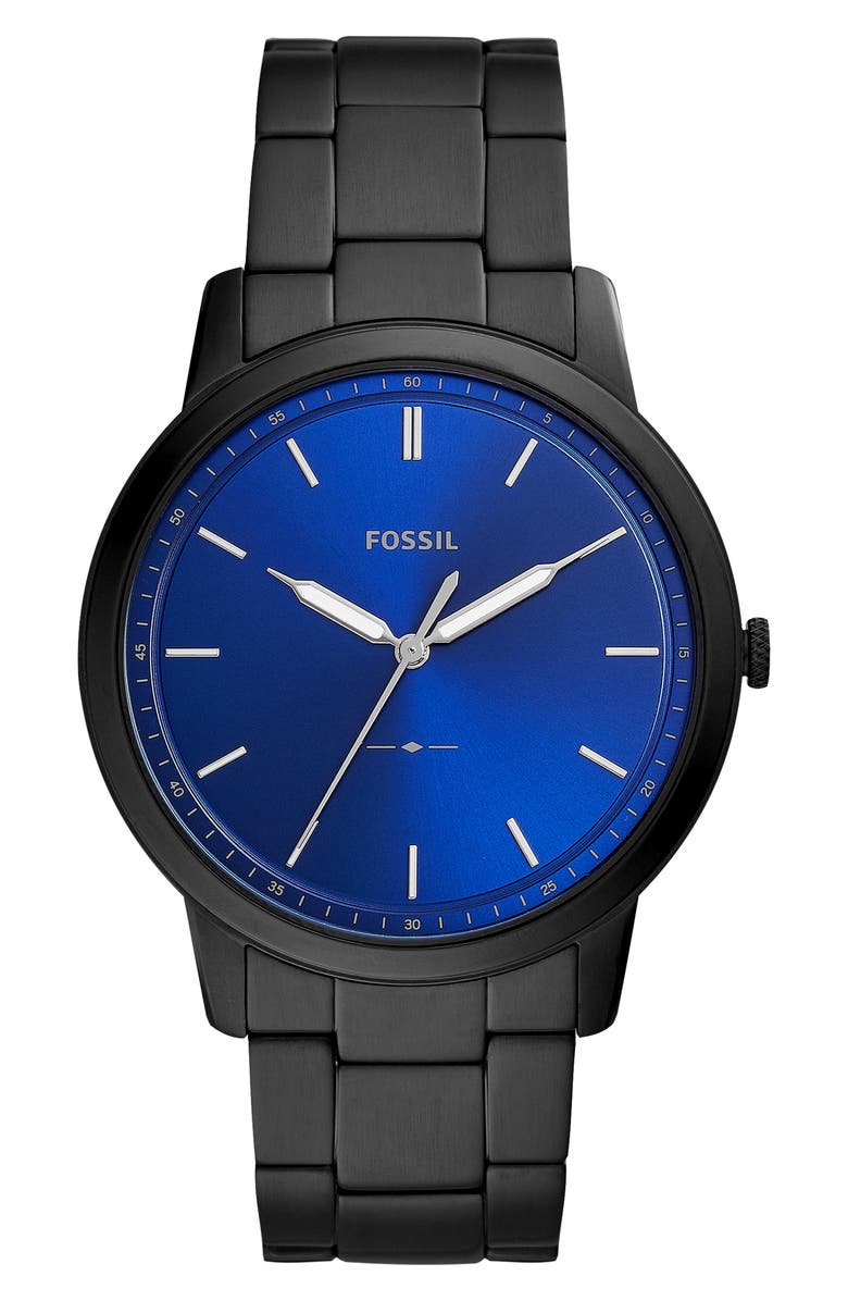 Fossil Minimalist Bracelet Watch, 44mm, Main, color, 