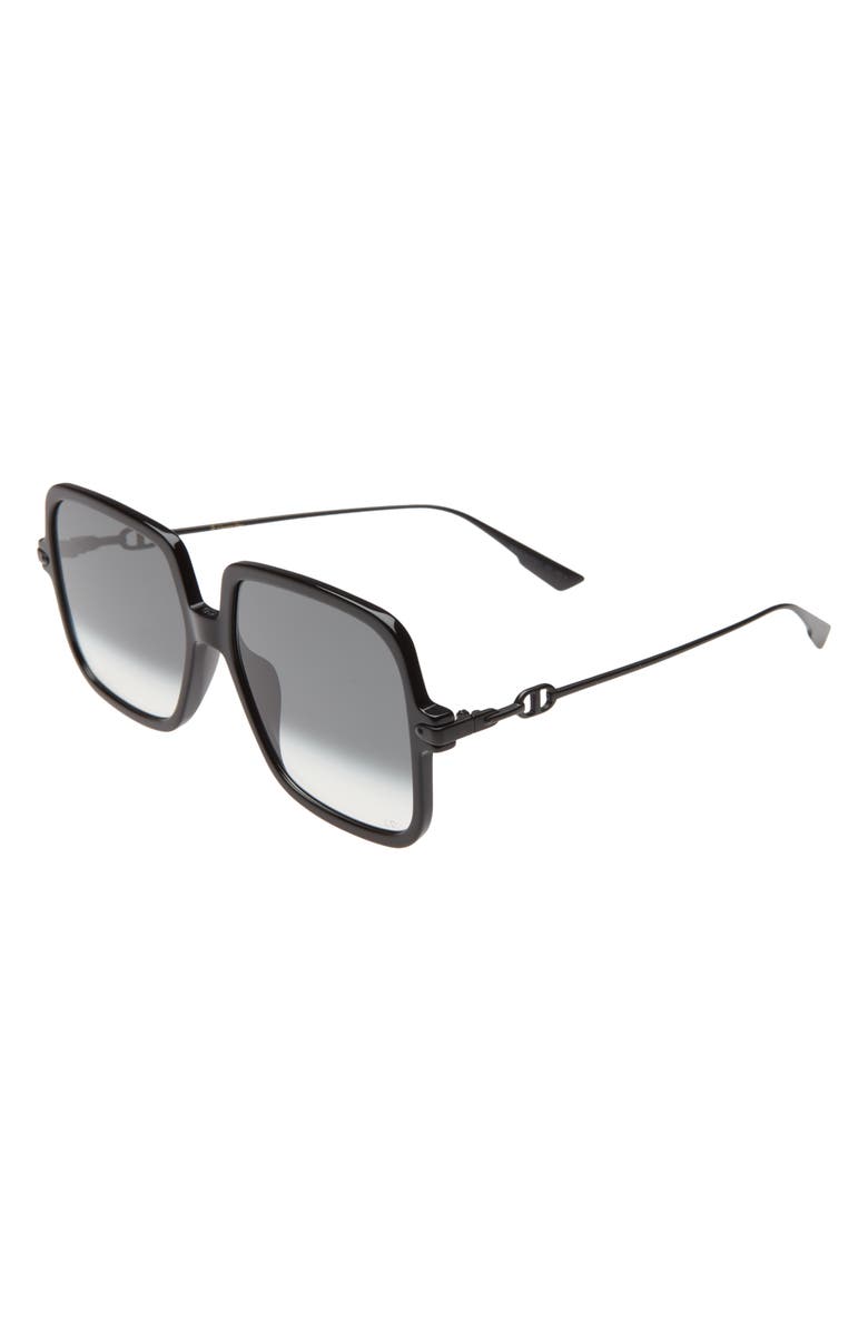 DIOR link1 58mm Gradient Square Sunglasses, Alternate, color,