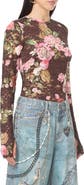 AFRM Kaylee Floral Lace Long Sleeve Top
