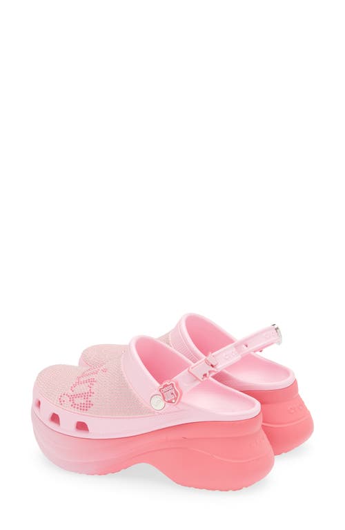 Shop Crocs X Juicy Couture Bae Platform Clog In Pink Multi