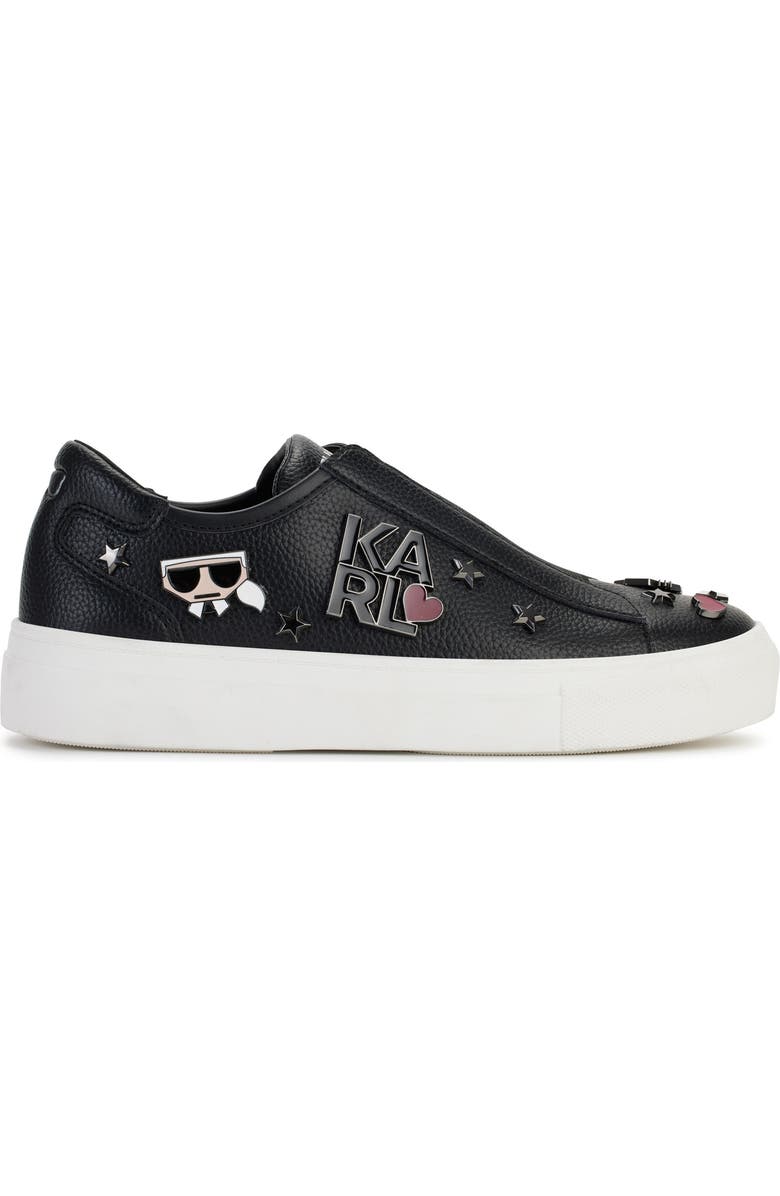 KARL LAGERFELD PARIS Caitie Slip-On Sneaker, Alternate, color,